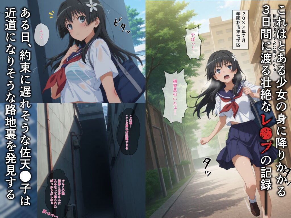 とある少女の凌●記録〜佐天●子誘拐編〜【せんと】1