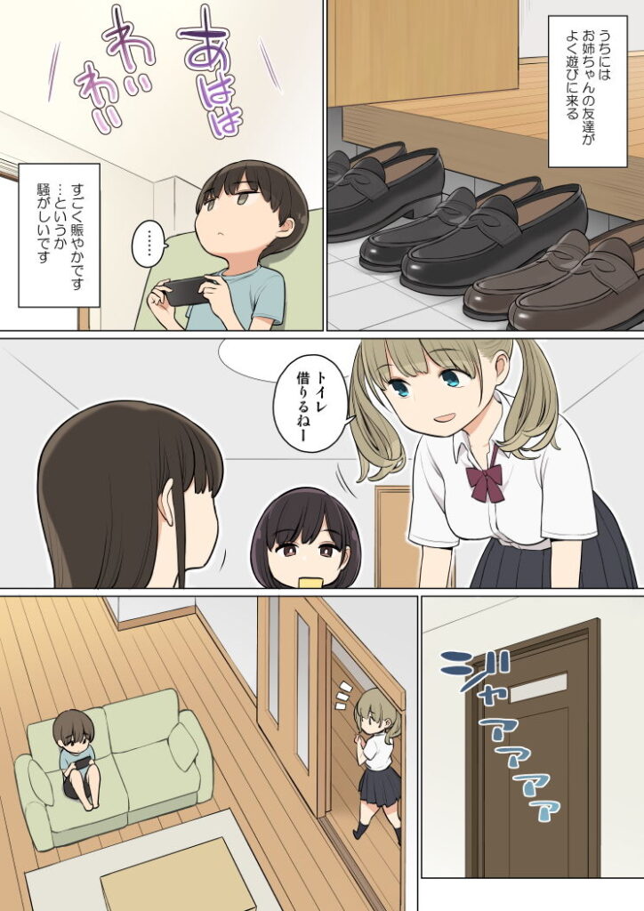 お姉ちゃんの友達がエッチな人ばかりだったから【野良ヒグマ(ひぐま屋)】1